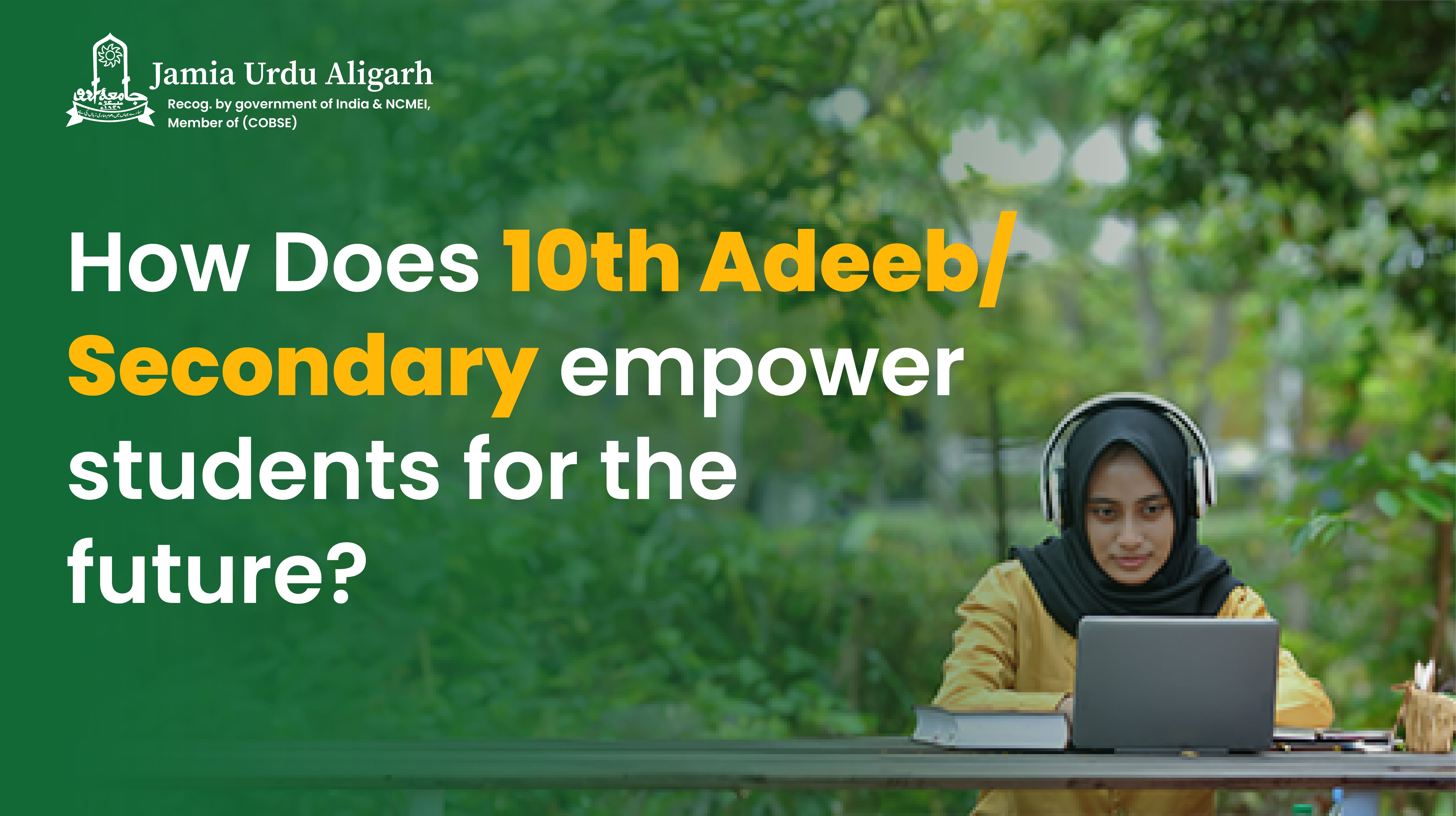 How Does 10th Adeeb/Secondary empower students for the future?